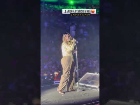 Simone Mendes com look muito lindo no show em Alvorada do Sul Paraná 🥰 #simonemendes #shorts #short
