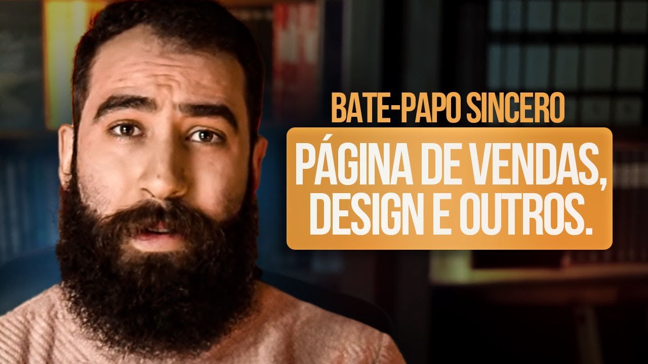 Bate-papo sincero sobre página de vendas, design e outros confetes do marketing digital - Live 52