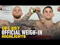 UFC 257 Official Weigh-In Highlights - MMA Fighting