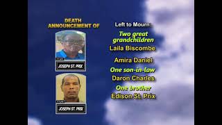 Joseph St. Prix ~ Medium Obituary