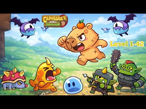 Capybara World Super Run Game | Level 1-42 | #gaming #games #leadgamer
