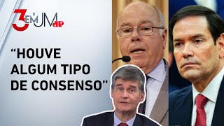 Piperno analisa divulgação de nota conjunta Brasil-EUA após encontro entre Rubio e Vieira