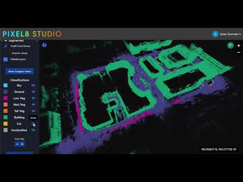 Boulder semantic segmentation + co registration demo
