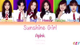 Apink (에이핑크) - Sunshine Girl [Kanji/Rom/Eng Lyrics]