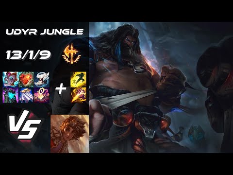 JUNGLE Udyr vs Taliyah - NA Grandmaster Patch 14.23