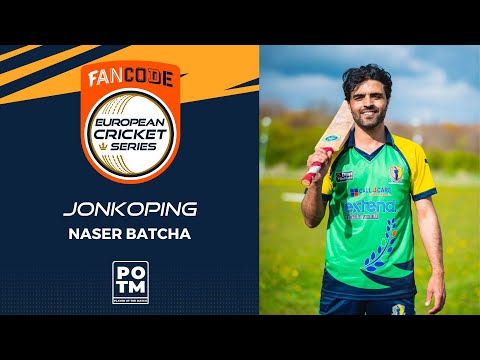 POTM: N. Batcha - JKP vs HS | Highlights | FanCode ECS Landskrona, Sweden Day 2 | ECS22.152
