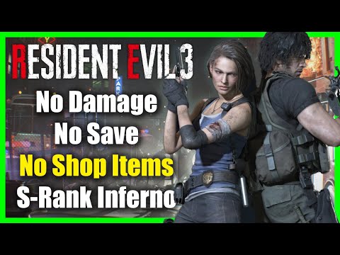Resident Evil 3 REmake - No Damage No Save Inferno S-Rank (No Shop Items, PC)