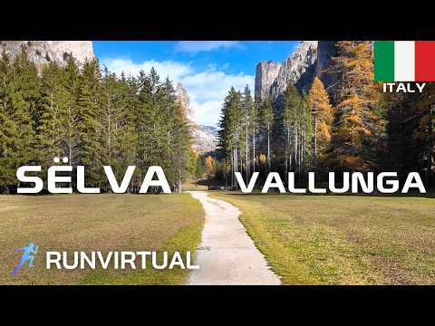 Trail Running in Italy: Vallunga Valley in Dolomites (Selva di Val Gardena / Wolkenstein in Gröden)