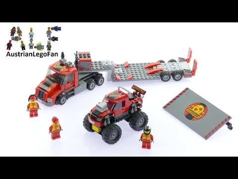 Vidéo LEGO City 60027 : Le camion de transport du Monster Truck