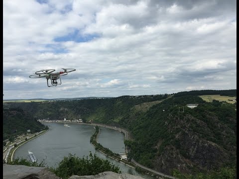 Mit dem RZ-Copter im Mittelrheintal