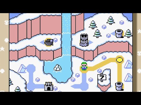 [SMW Hack - Super Luigi Land] 7-2:Sugar Snowfield 2