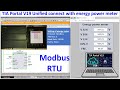 TIA Portal V19 Modbus RTU Communication With Energy Power Meter Reading And Show On HMI Unified