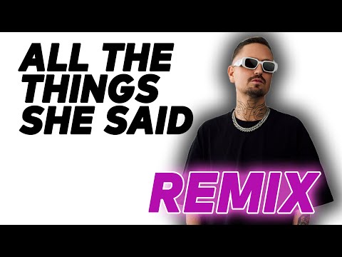 Robin Schulz x Timmy Trumpet x KOPPY - All The Things She Said Remix