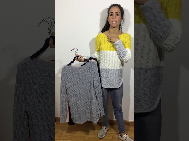Vídeo relacionado con QIXING Jersey para hombre con patrón de trenza, cuello redondo, manga larga, jersey de punto grueso, patrón de pescador, estructurado, suave, tejido, jersey informal, L