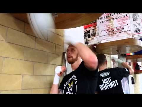 Andrzej Fonfara training in Chicago for JCC Jr, fight, April 18