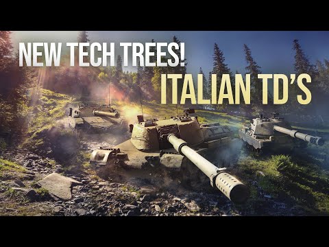 NEW Tech Tree Line – Italian Tank Destroyers