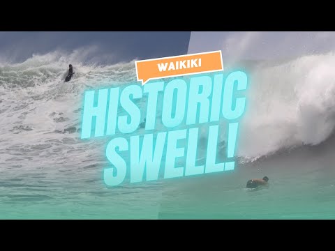 Code Red II - Giant Waves in Waikiki! Historic Swell Slams Hawaii July 17, 2022