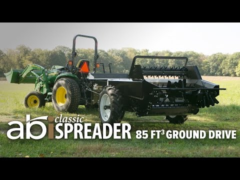 85 cuft Ground Driven ABI Classic Manure Spreader