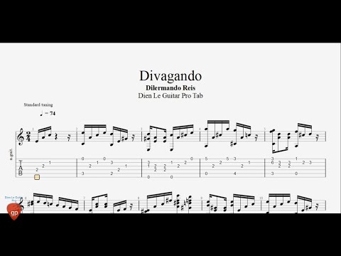 Divagando - Dilermando Reis - Guitar Pro Tab
