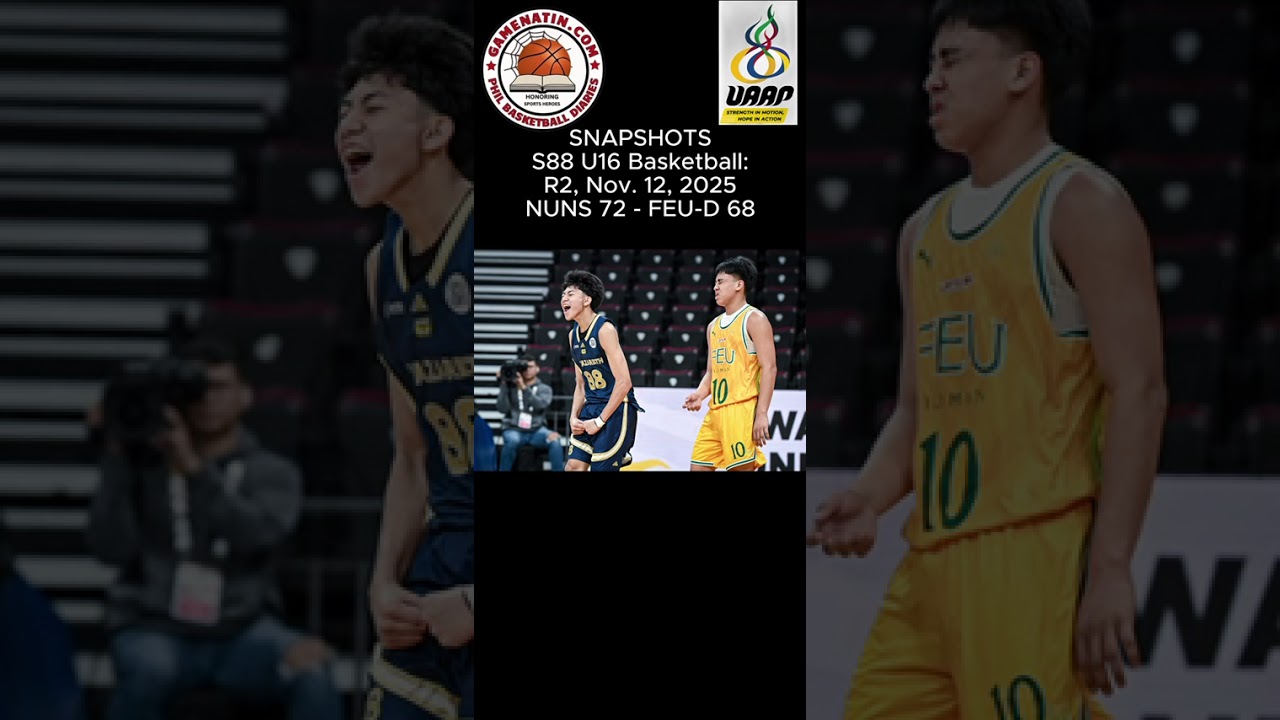 Snapshots: U16 Basketball - NU 72 - FEU 68