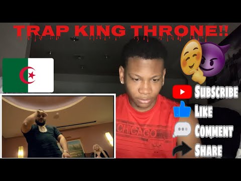 Algerian Rap Reaction Trap King - THRONE (Official Music Video) Beat by MHD Prod AMERICAN REACTION