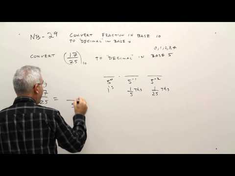 NB 29--Convert Base 10 Fraction to Base x "Decimal"