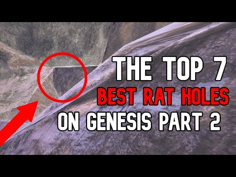 TOP 7 BEST Hidden Genesis Part 2 Rat Holes & Mesh Base Locations PvP | ARK: Survival Evolved