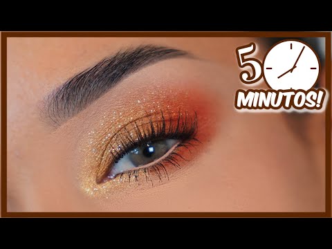 Sombras Amarillas & Anaranjadas | Sin Pestañas Postizas