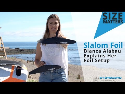 Size Matters: Blanca Alabau Foil Slalom Set-Up