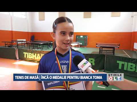 TENIS DE MASA INCA O MEDALIE PENTRU BIANCA TOMA
