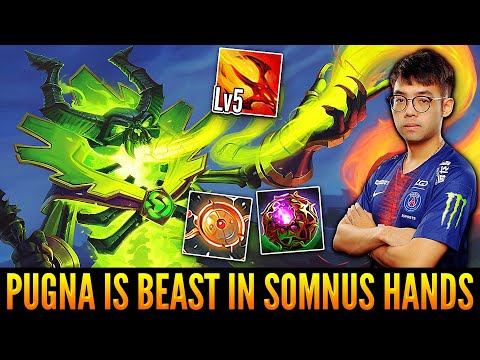 👉Pugna Mid Is Real Beast In SOMNUS (MAYBE) Hands - Make It Looks Easy How This Little Hero Smash All