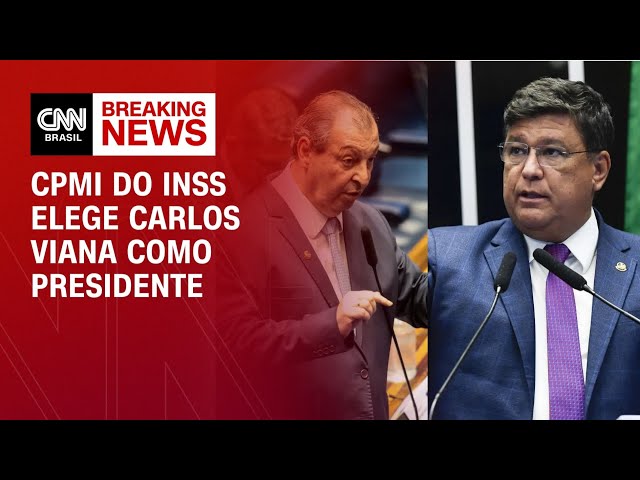 Oposição derruba indicação de Aziz e elege Carlos Viana para presidente da CPMI do INSS | LIVE CNN