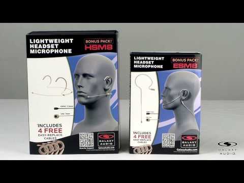 Unboxing the ESM8/HSM8 Headset Microphones