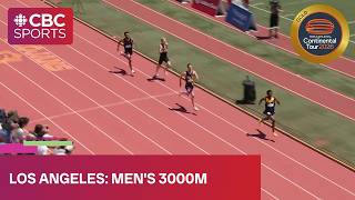 Men's 3000m track final at Continental Tour stop in Los Angeles | #CBCSports
