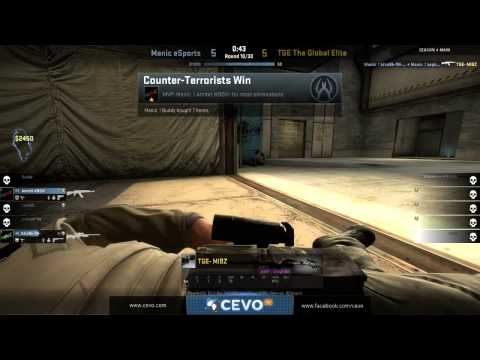 CEVO-Main CS:GO Season 4: Manic Gaming vs. The Global Elite - Week 2:1 on de_cache