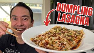 Cooking Dumpling Lasagna For The Family