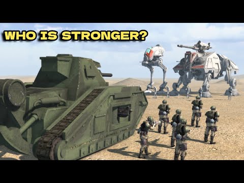 Imperial Guard vs Clone Troopers - Warhammer 40k vs Star Wars | Men of War: Assault Squad 2