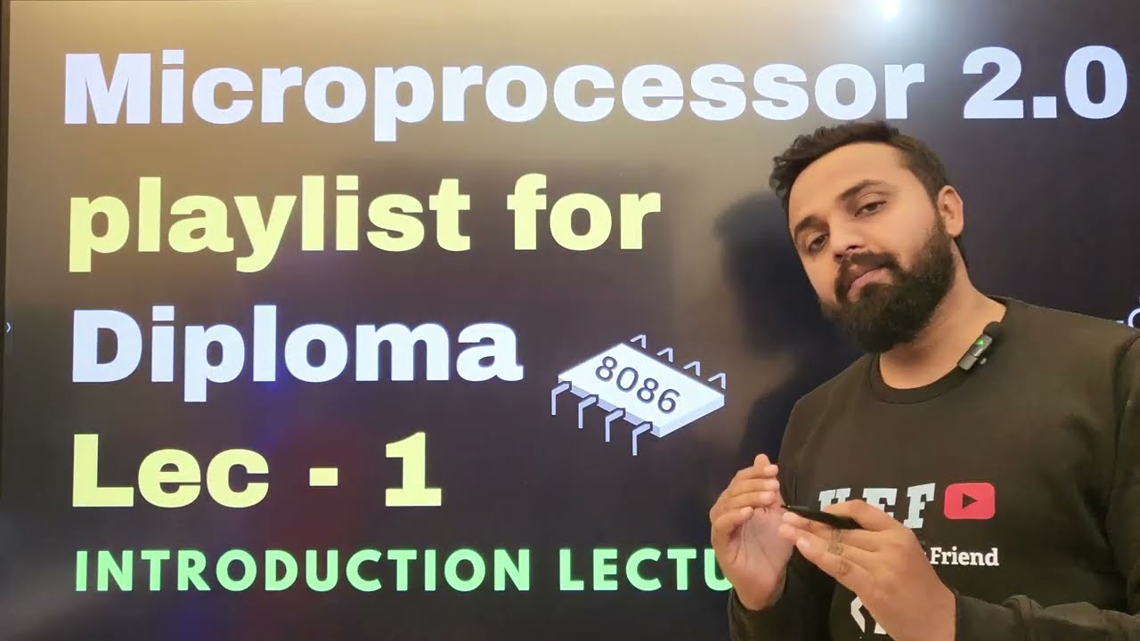Microprocessor 2.0 Lecture 1st ( Introduction ) Complete Playlist Diploma With Notes & Question Bank