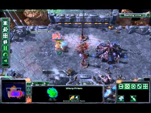 Starcraft II Warp Prism micro 2