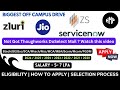 Servicenow jobs for freshers | 2024 batch hiring | off campus drive for 2024 batch | off campus jobs