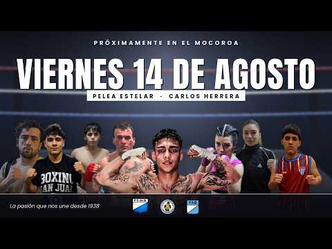 🔴 BOXEO EN VIVO 🥊 Carlos Herrera | Gran Velada con Títulos Cuyanos | Club Mocoroa | CUYOVISIÓN