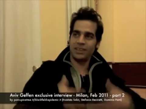 Interview: Aviv Geffen - Blackfield "Welcome to my DNA" - Milan, Feb 2011.mov