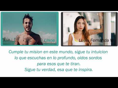 Llane y Luisa Fernanda W - Abrazáme Muy Fuerte (Coverso) Letra