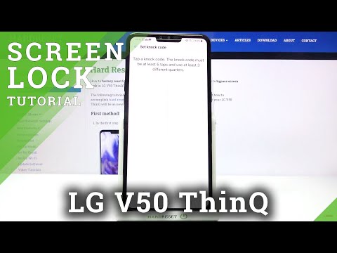 How to Set Up Screen Lock in LG V50 ThinQ – Secure Device