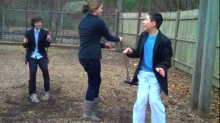 7th grade spanish class Harbolight Montessori School &quot;El Guapo&quot;