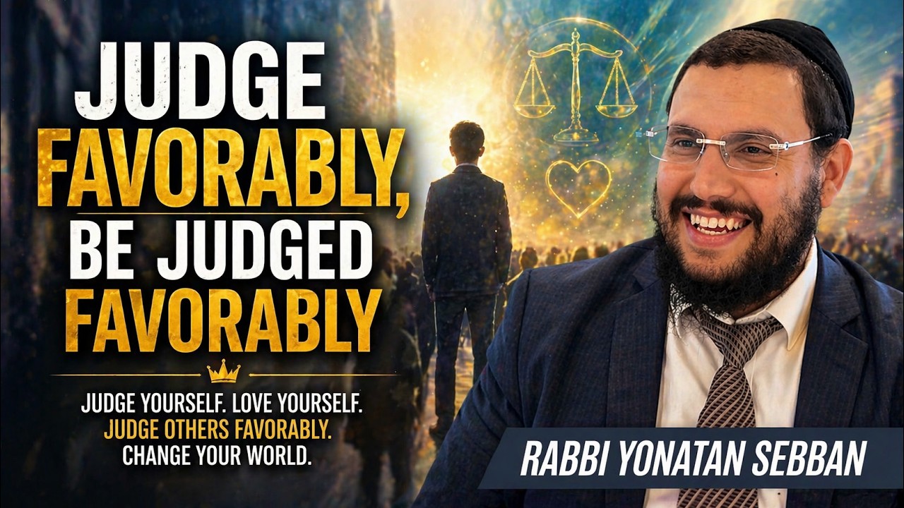 Dan L’Kaf Zechut: Seeing the Good in Others — and Yourself | Rabbi Yonatan Sebban
