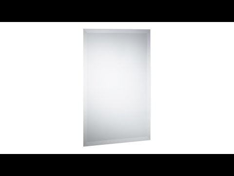 Rahmenloser Spiegel 40x60 cm Silber - Glas - 40 x 60 x 1 cm