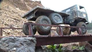 preview picture of video 'RC Truck Trial V round of the competition scale 1:10  Czernikowo 2014'