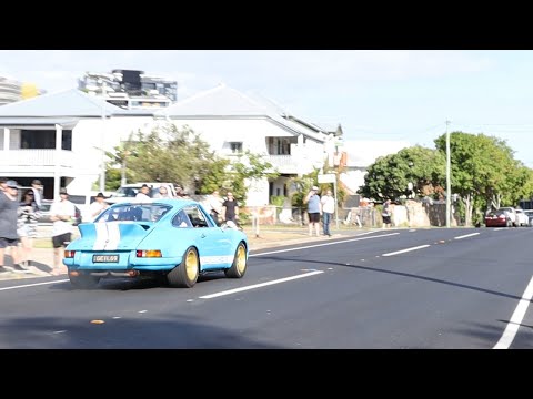 Modified Cars Leaving Cars and Coffee Brisbane October Meet | Loud Cars, Skids, Pulls | Car Vlog