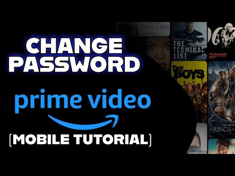 Change Password On Prime Video